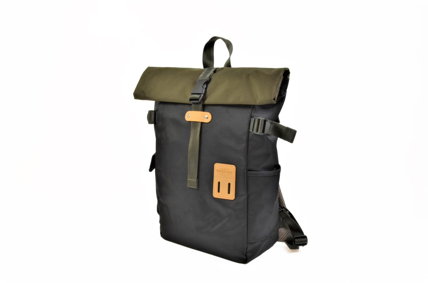 Rolltop Backpack Black Olive
