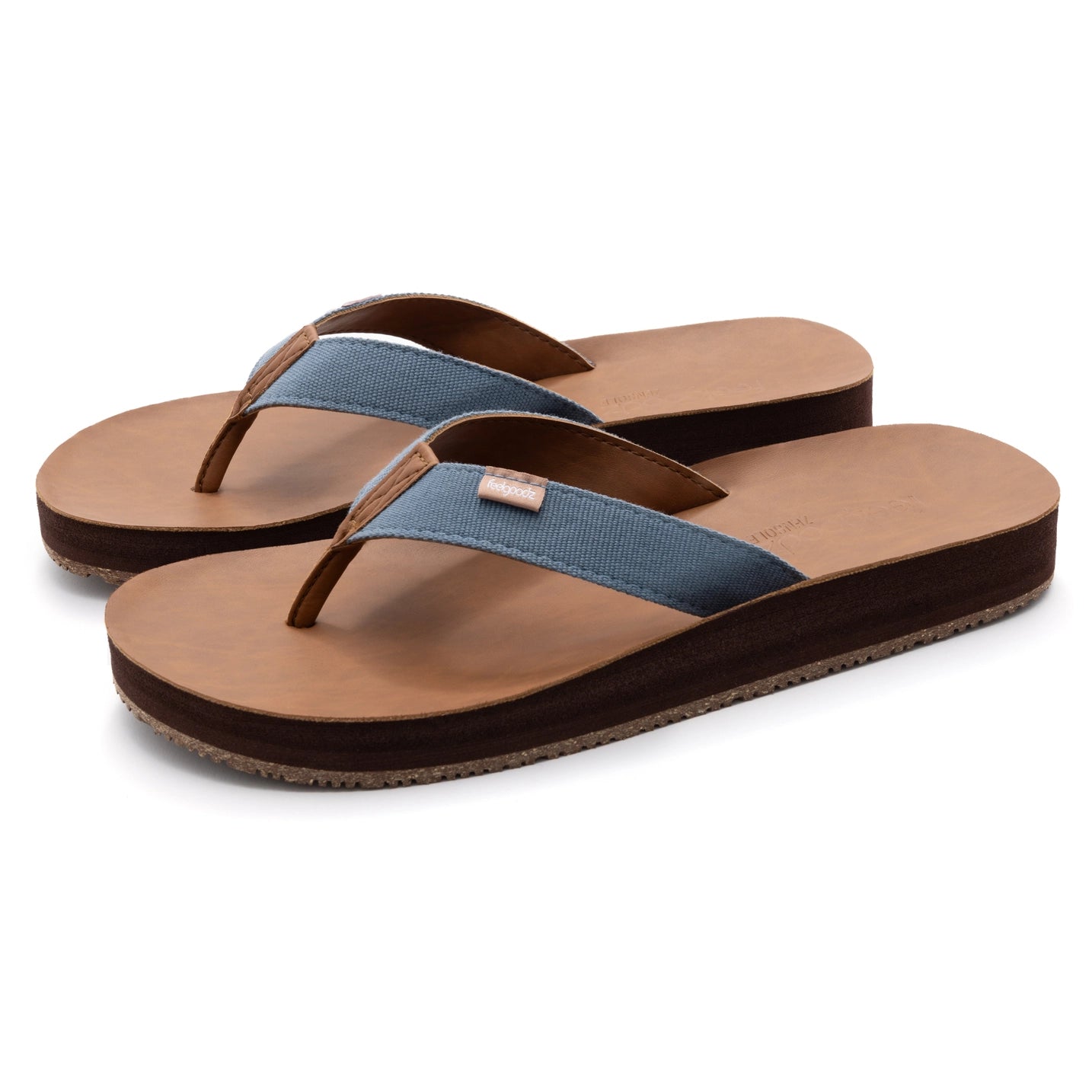 Men's Zensole Woven Flip Flops Beech 9
