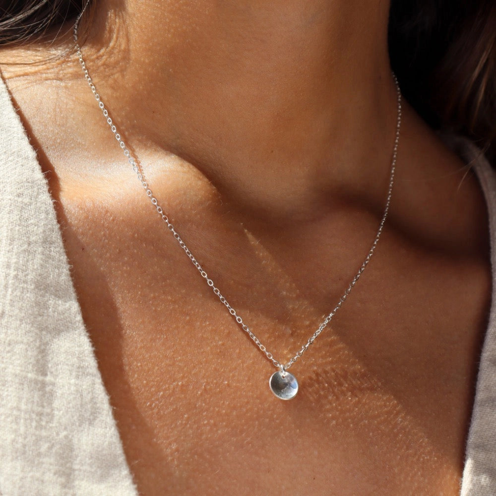 Cove Droplet Necklace Sterling Silver