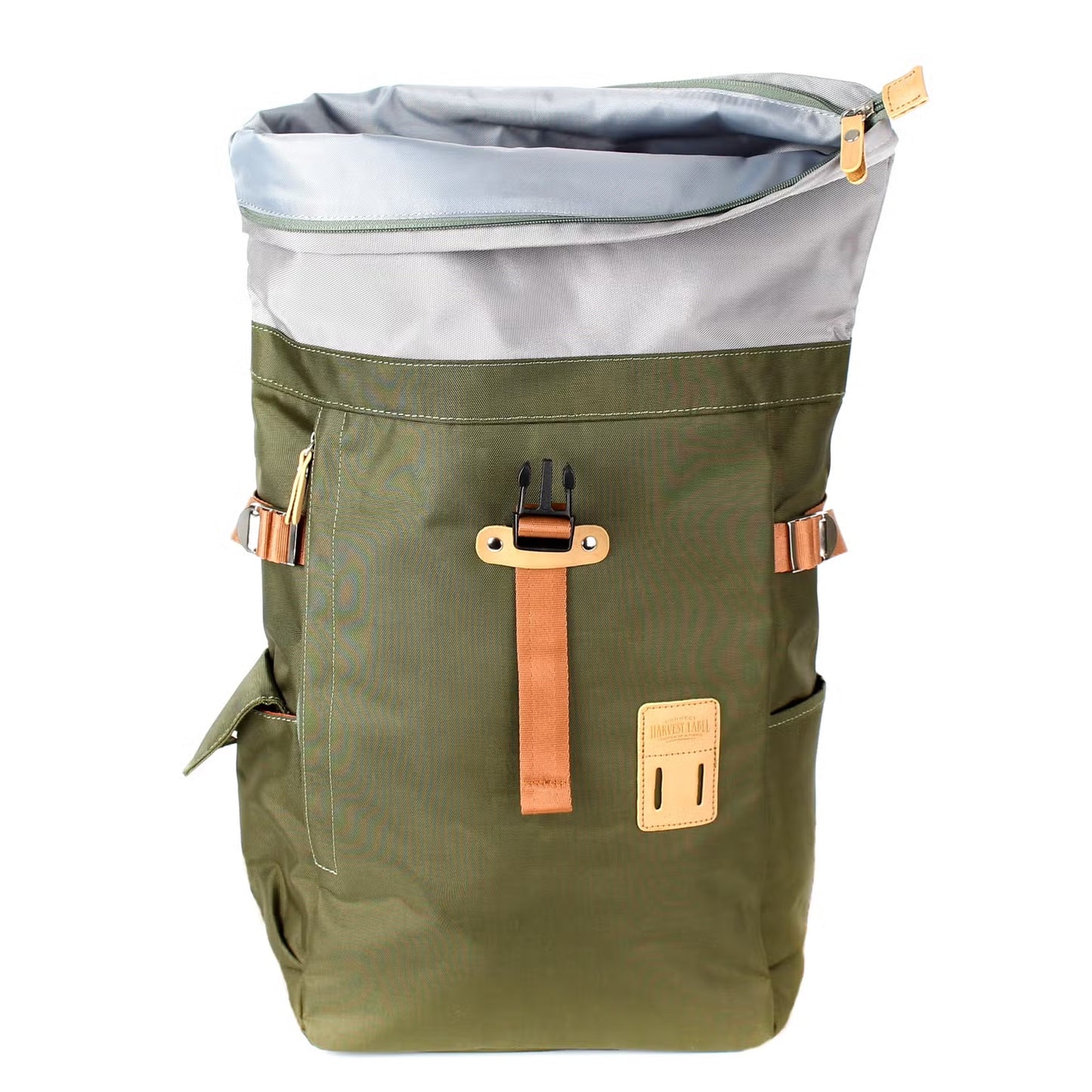 Rolltop Backpack Black Olive