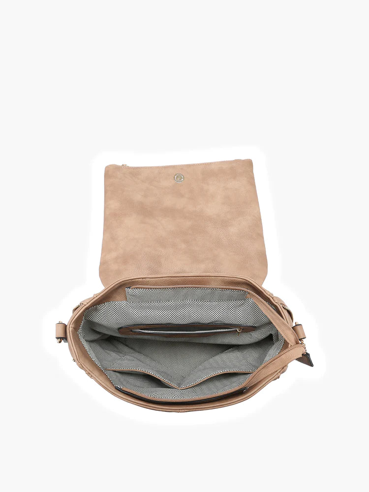 Vivian Distressed Backpack - Cream