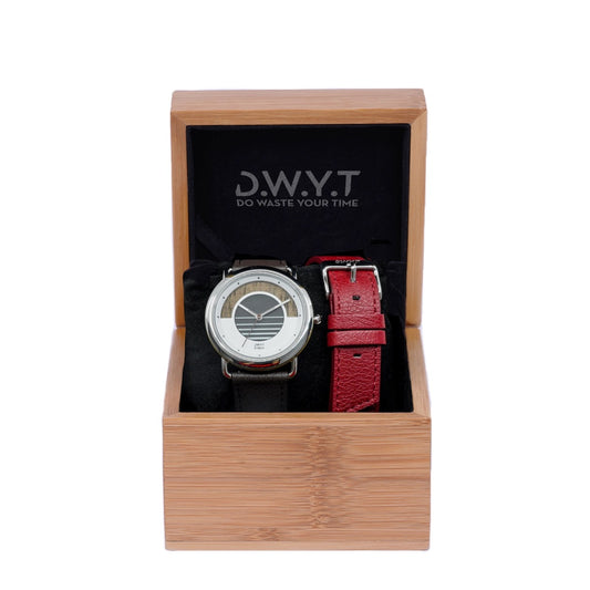 Eclipse  Watch Chocolate - Apple Leather Band