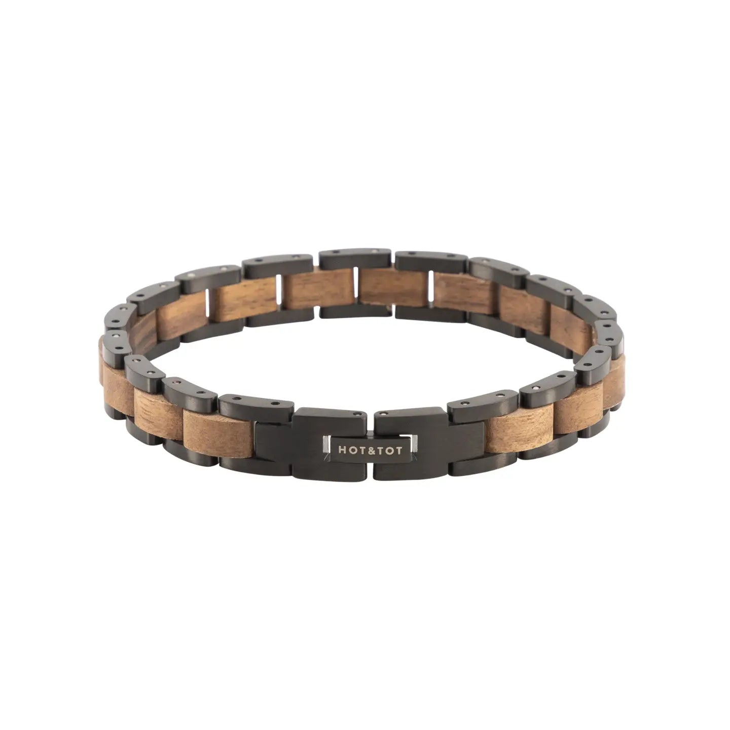Handcrafted Sustainable Walnut Wood Bracelet - Viper