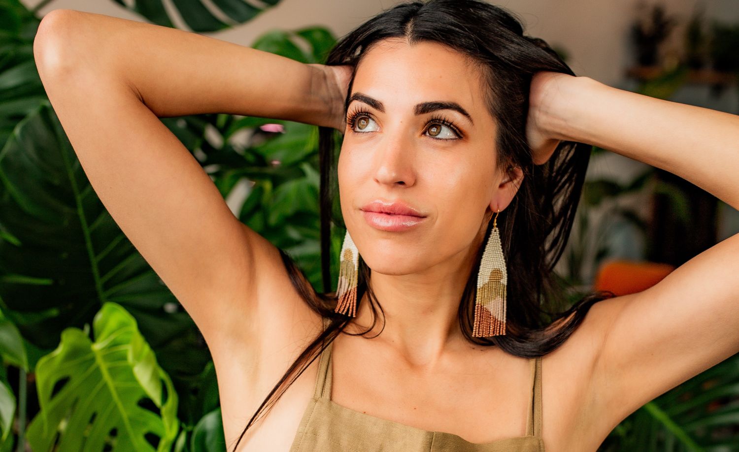 Vista Beaded Fringe Earring