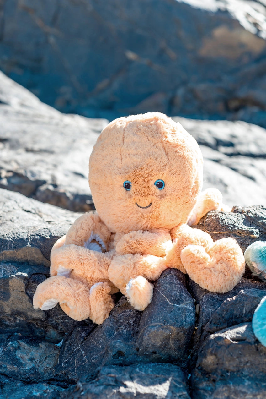 Gold Ollie Octopus Plush