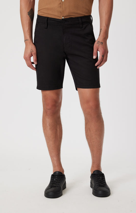 Noah Black Luxe Twill Shorts