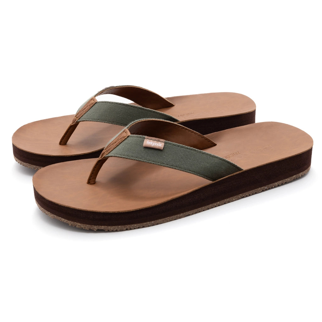 Men's Zensole Woven Flip Flops Beech 9