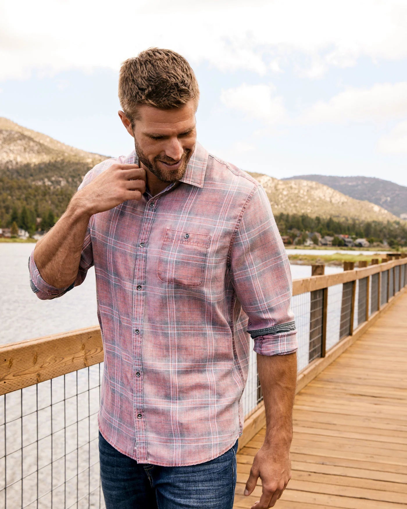 Paxton Vintage Soft Button Down Small