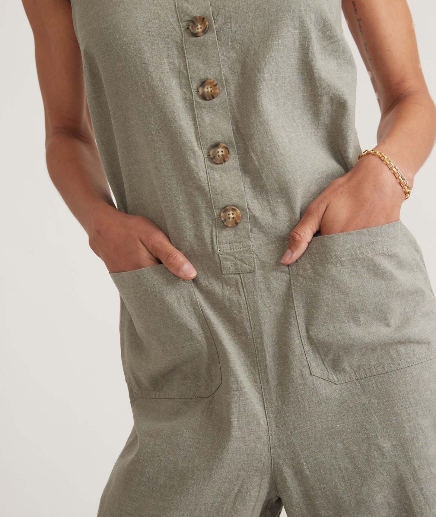 Sydney Button Jumpsuit X-Small