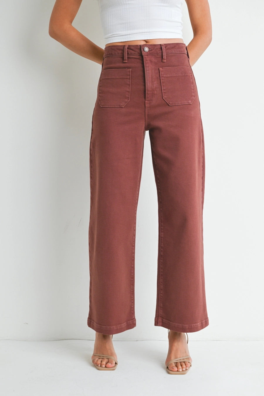 Katrina Mini Patch Pocket Ankle Pant 24
