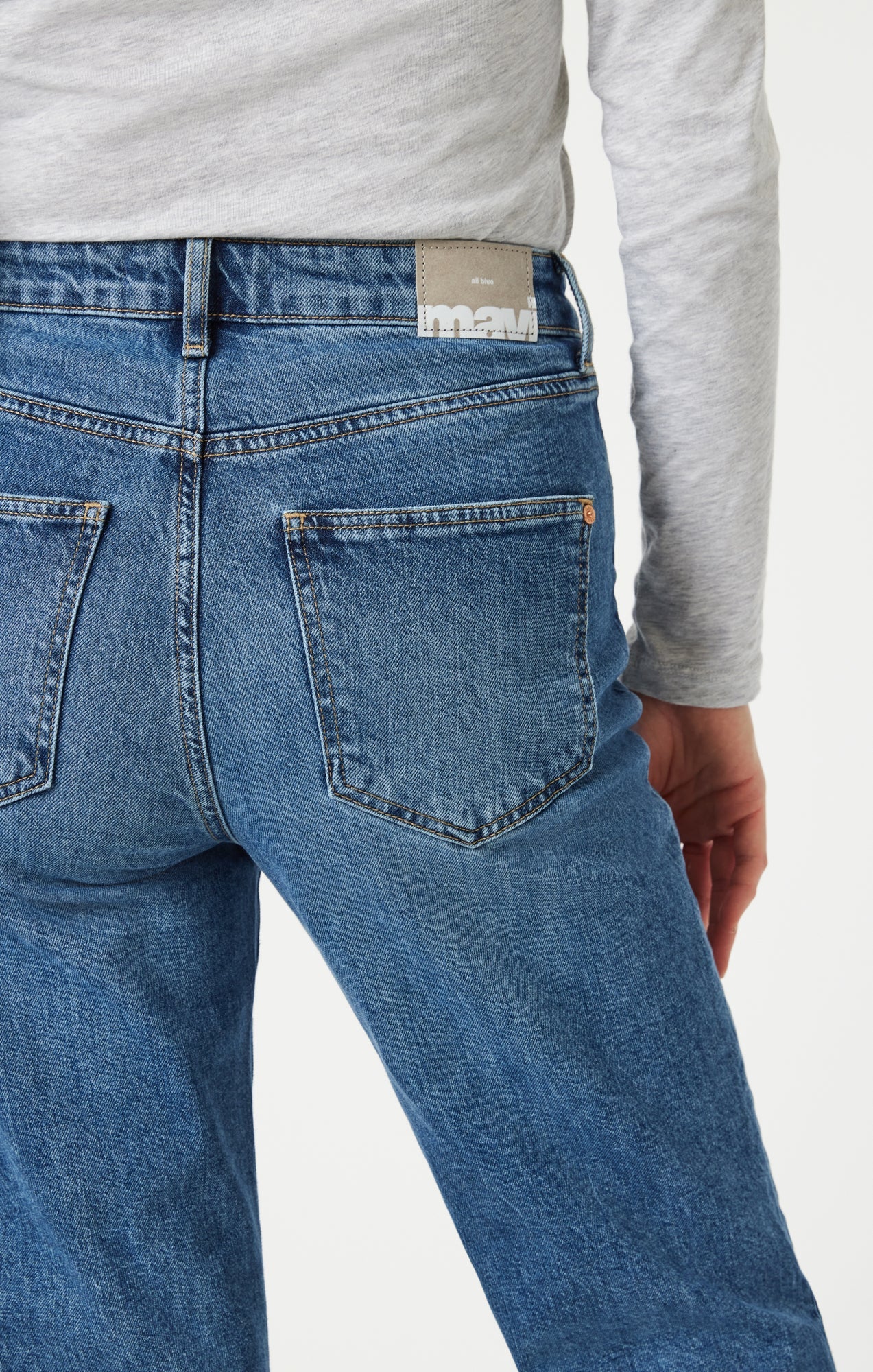 Savannah - High Rise Cuffed Denim - Shaded Classic 25