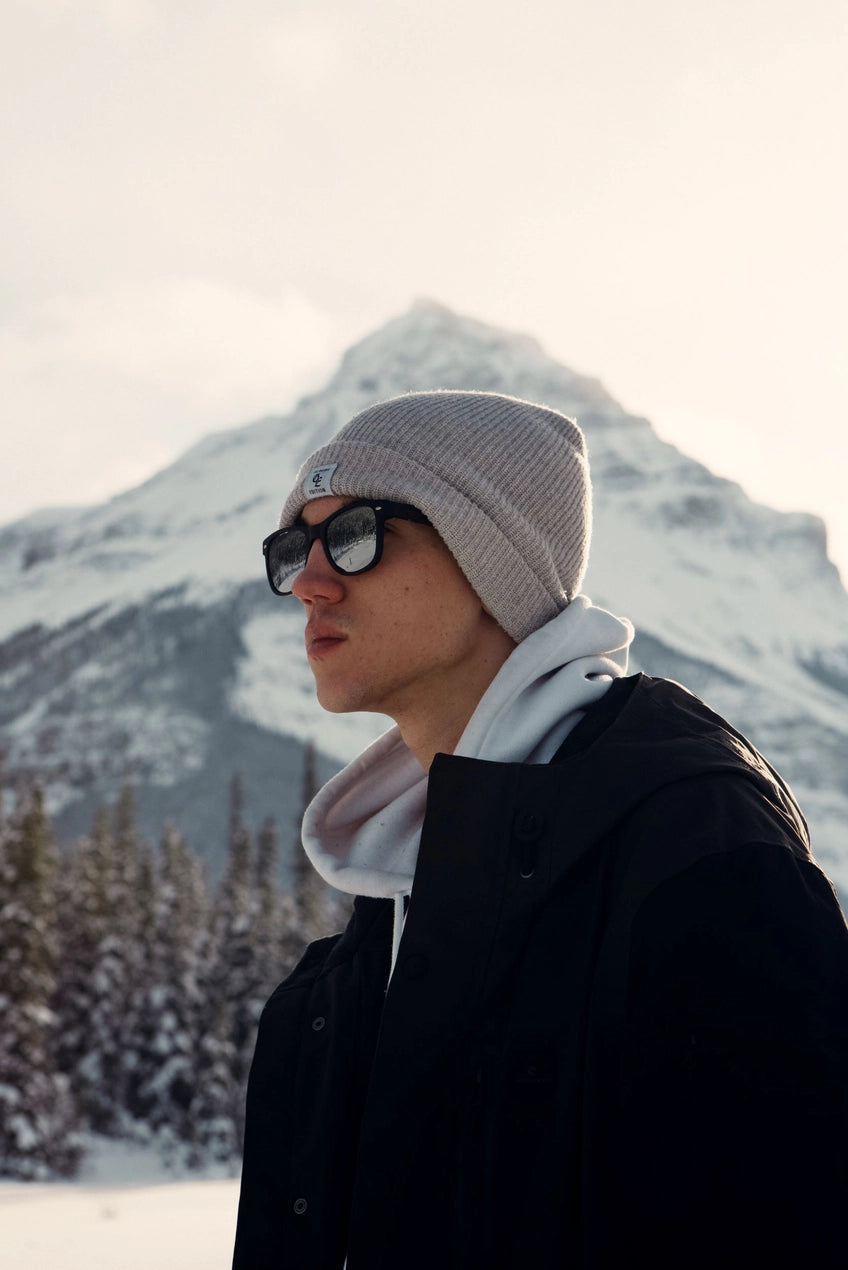 Walnut Wood Sunglasses - Silver Mirrored Polarized Lenses