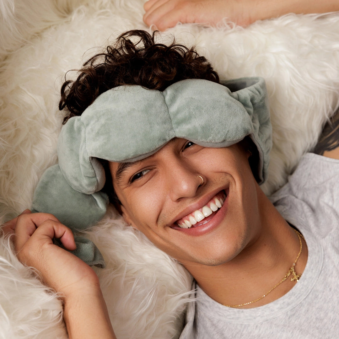 Weighted Sleep Eye Mask Green