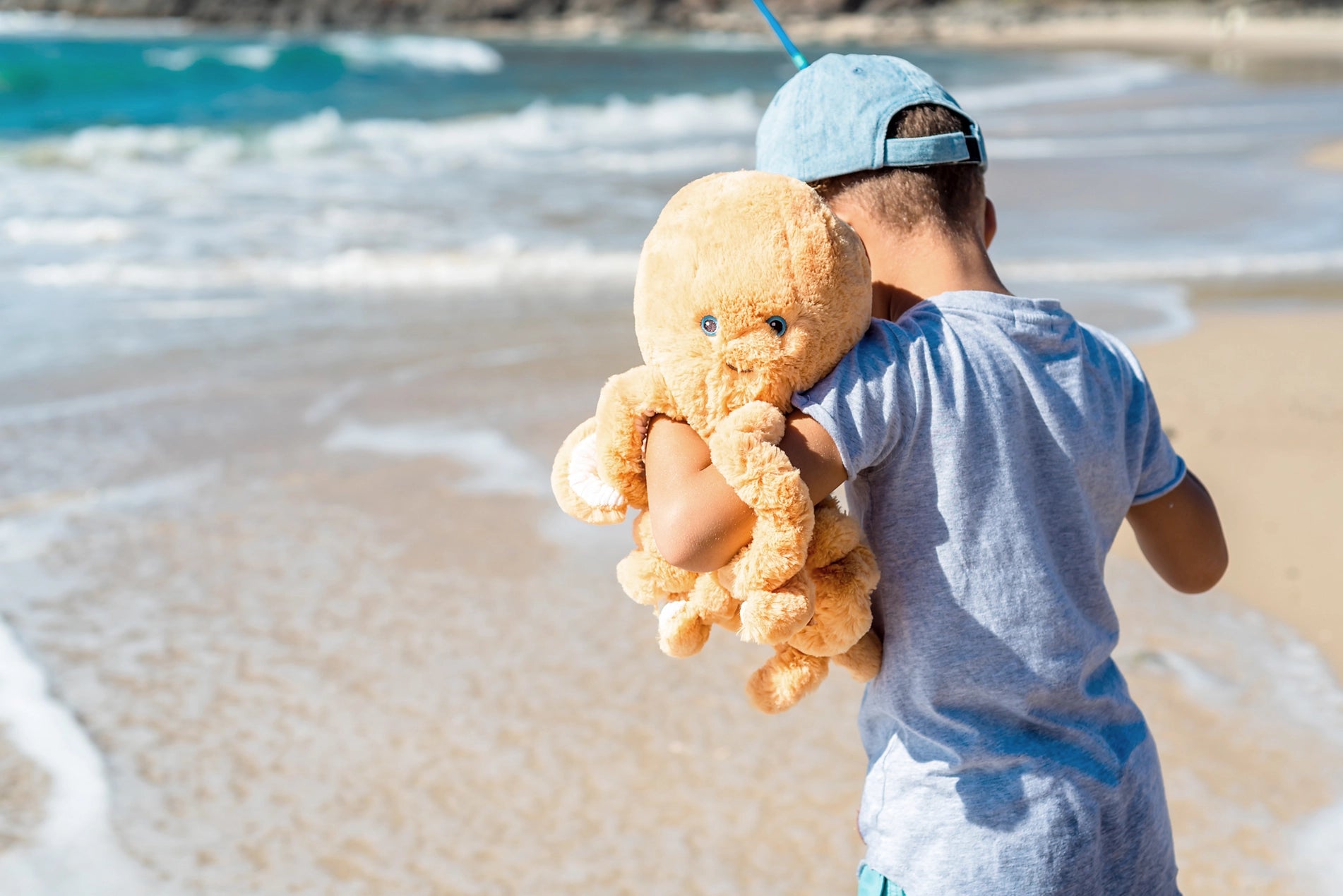 Gold Ollie Octopus Plush