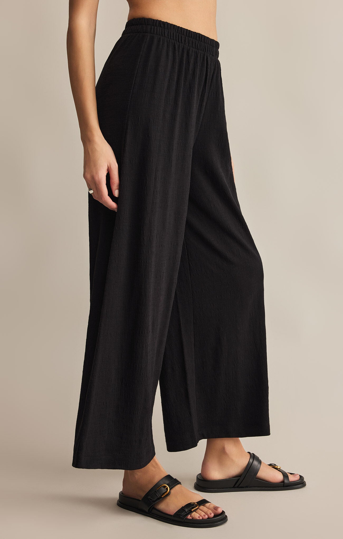 Scout Textured Slub Pant Black X-Small