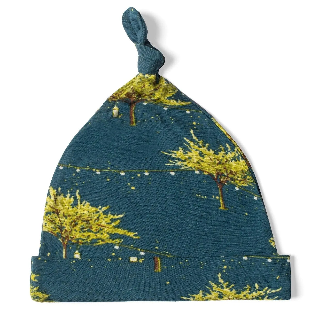 Cozy Firefly Knotted Beanie Hat 3-6M
