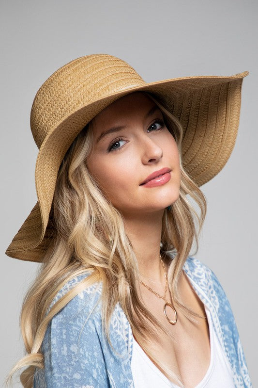 Veronica Wide Brim Sun Hat