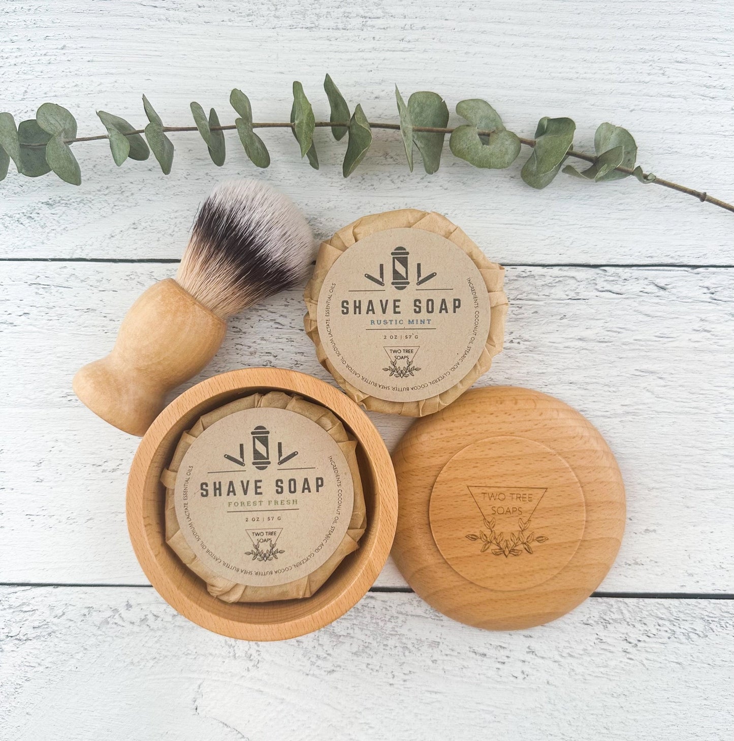Natural Handmade Shave Soap - Forest Fresh