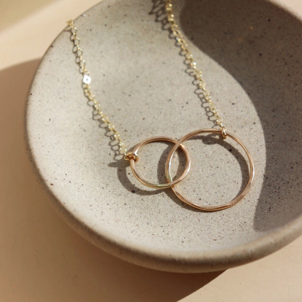 14k Gold Fill Unity Necklace