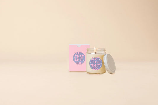 Candle Jar - Let That Shit Go