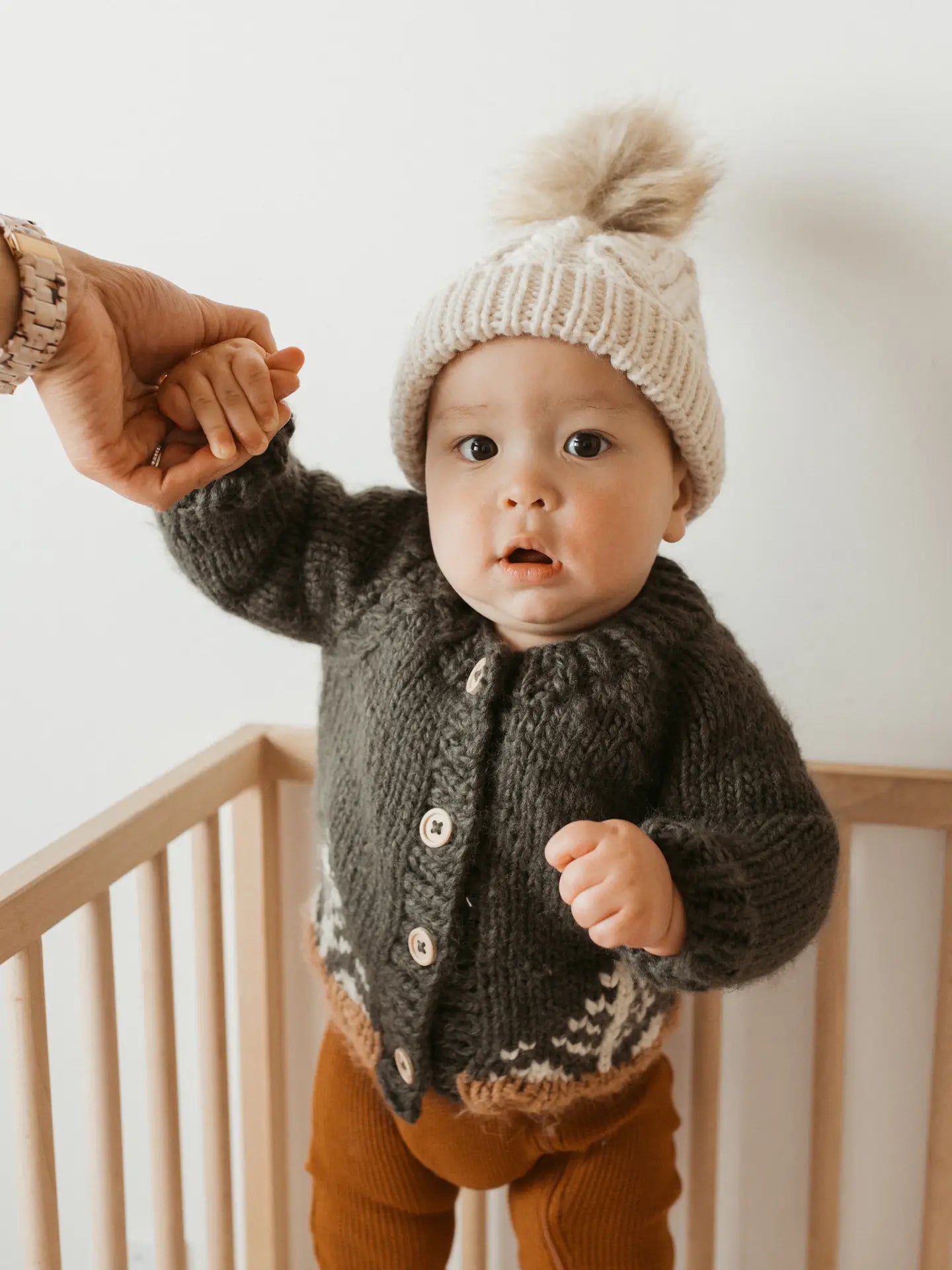 Forest Loden Cardigan Sweater 0-6 M