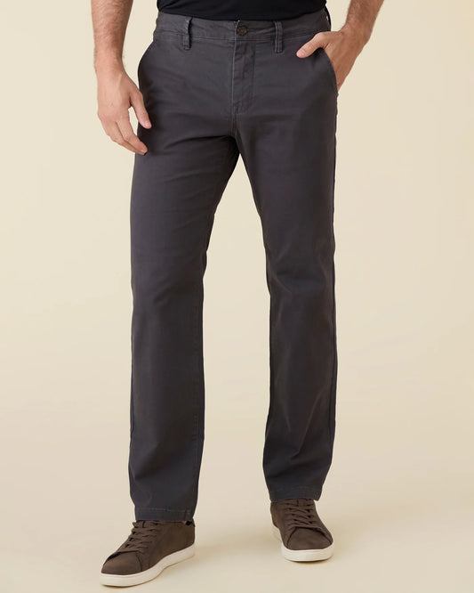 Calix Straight Leg Stretch Chinos Charcoal 30/30