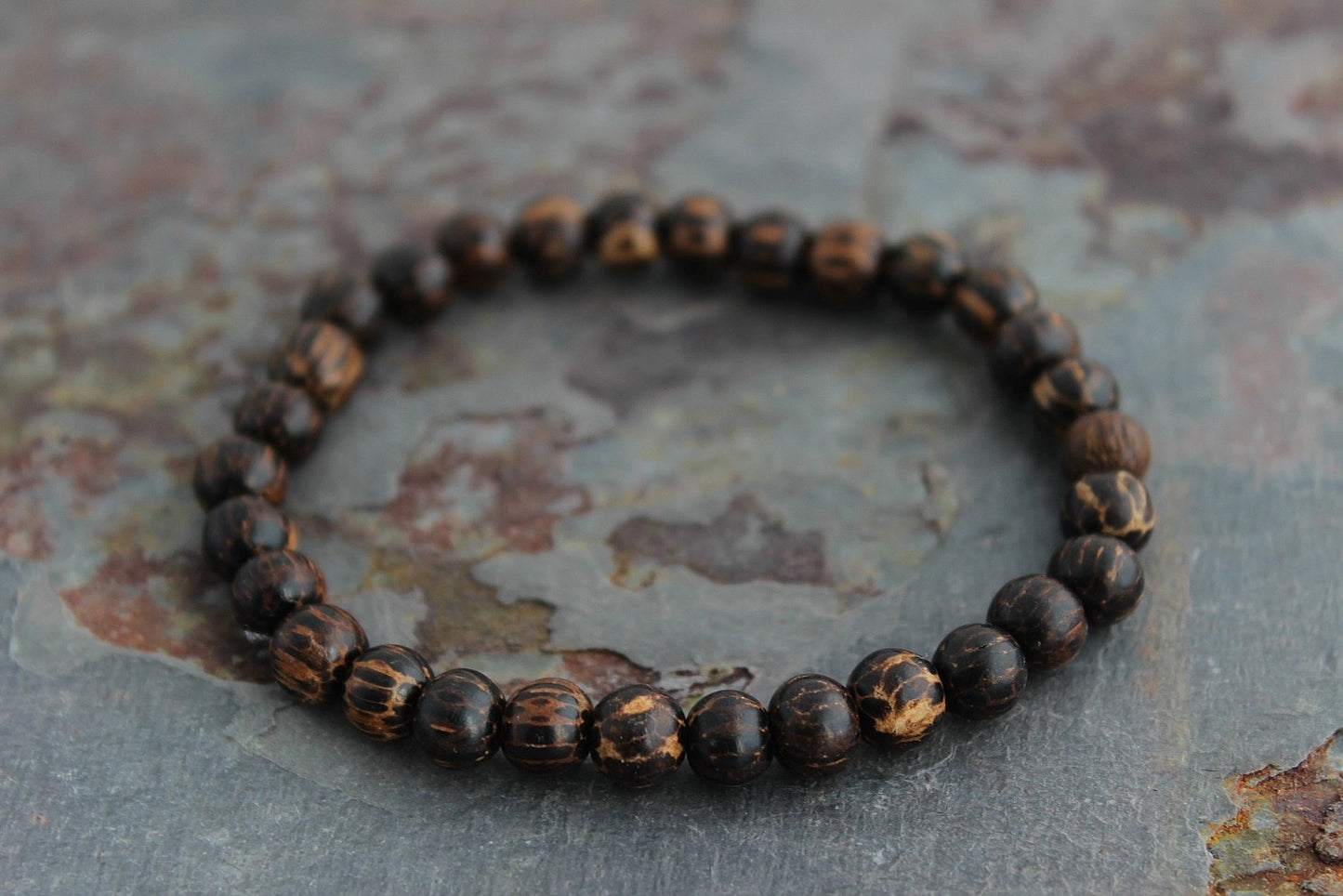 Mika Petrified Palm Wood Bracelet