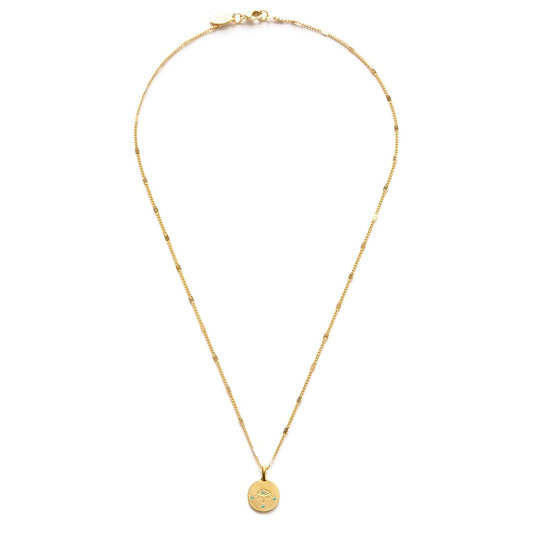 Eye of Protection Necklace - Turquoise