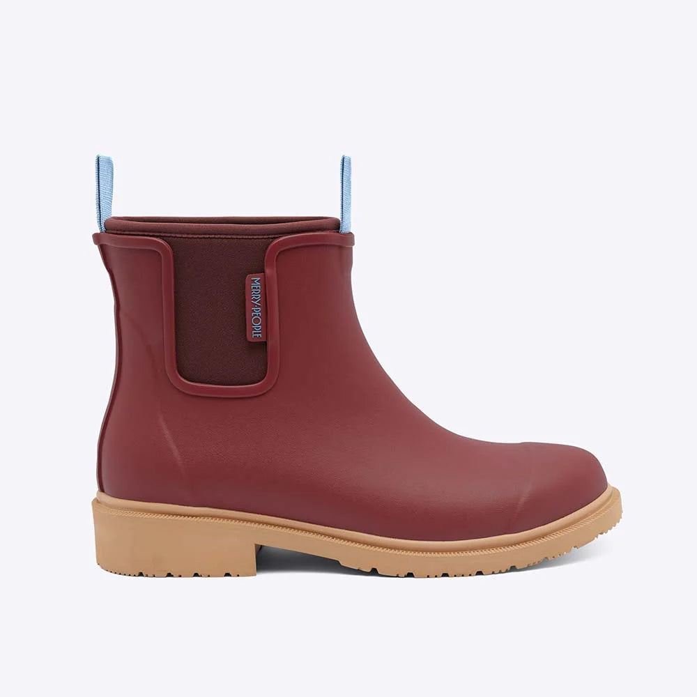 Bobbi Ankle Rain Boot - Brick Red