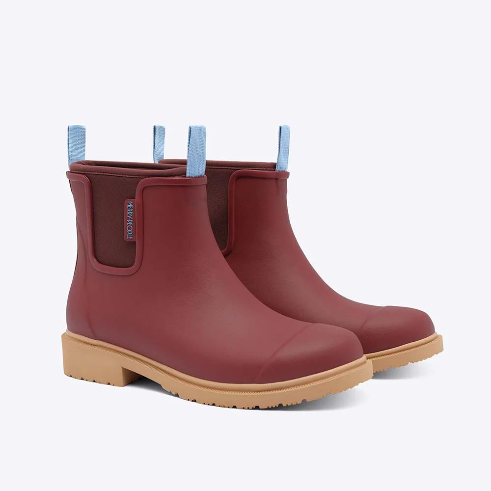 Bobbi Ankle Rain Boot - Brick Red