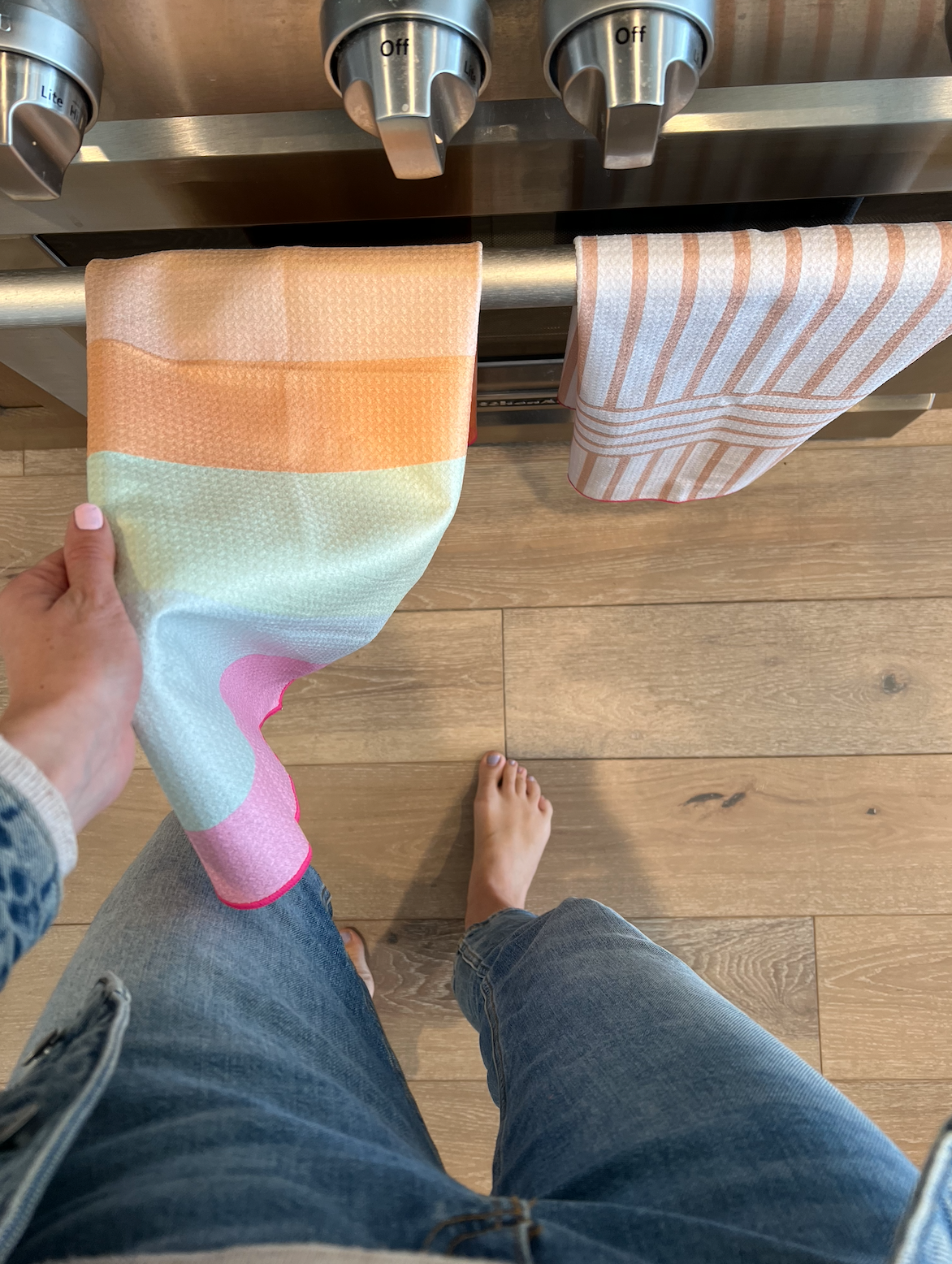 California Sunset Tea Towel