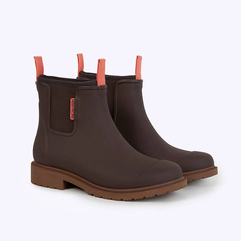 Bobbi Ankle Rain Boot - Mocha