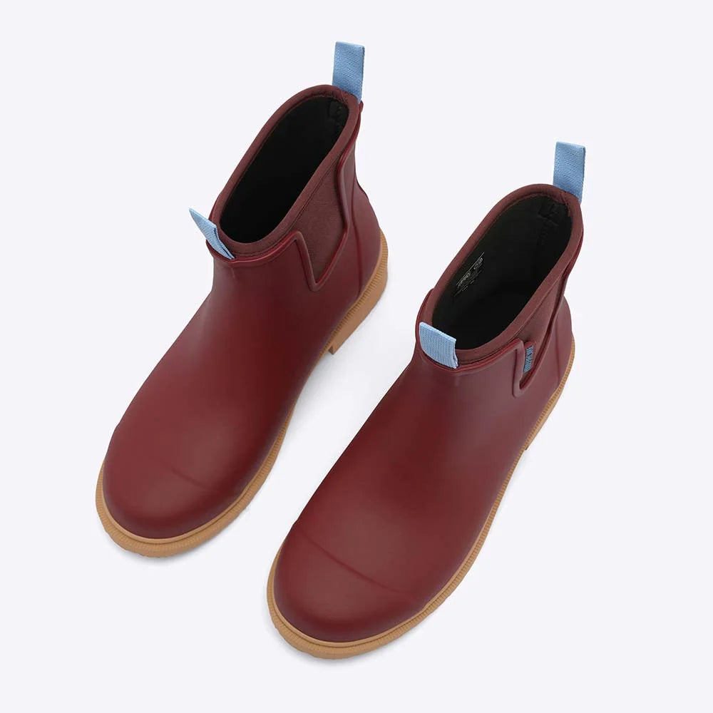 Bobbi Ankle Rain Boot - Brick Red