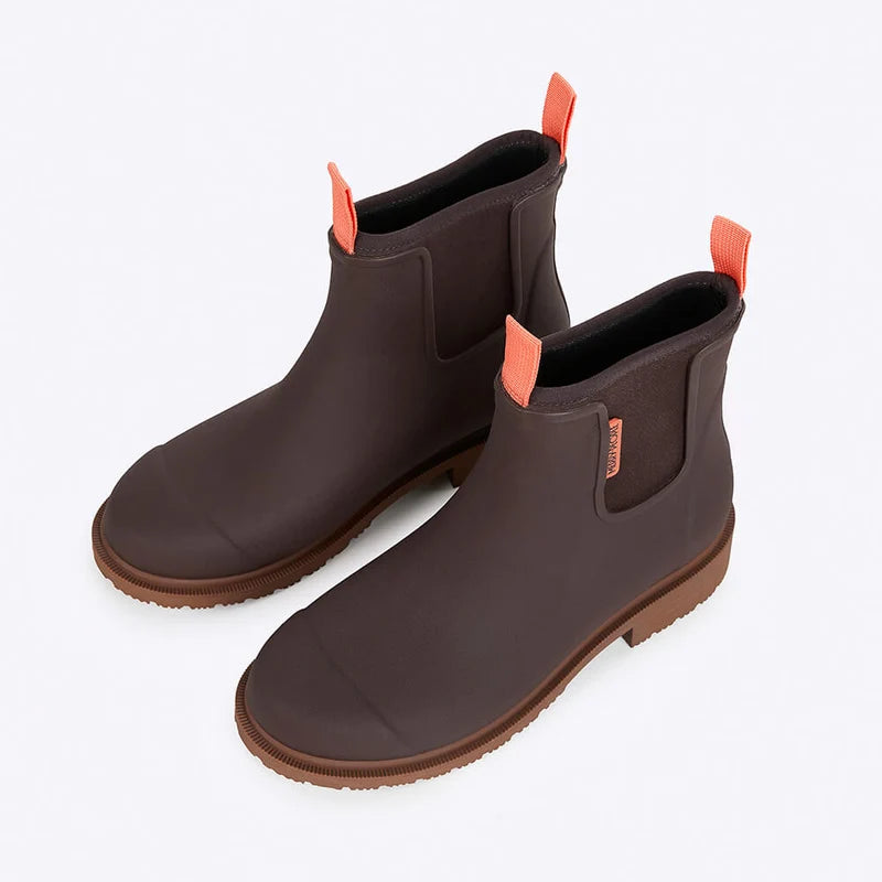 Bobbi Ankle Rain Boot - Mocha