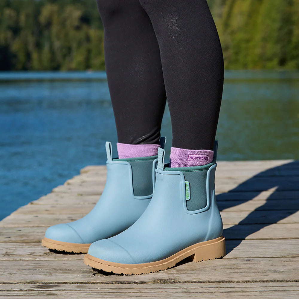 Bobbi Ankle Rain Boot - Seafoam
