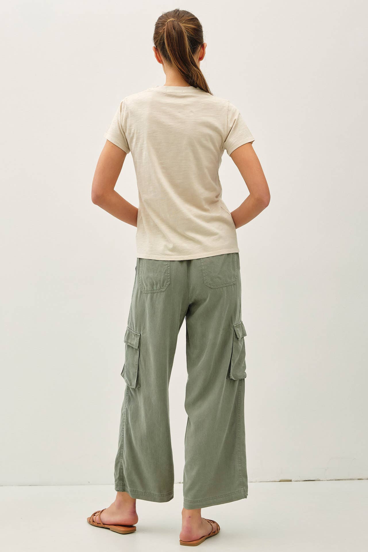 Leona Classic Cut Acid Wash Cotton Tee