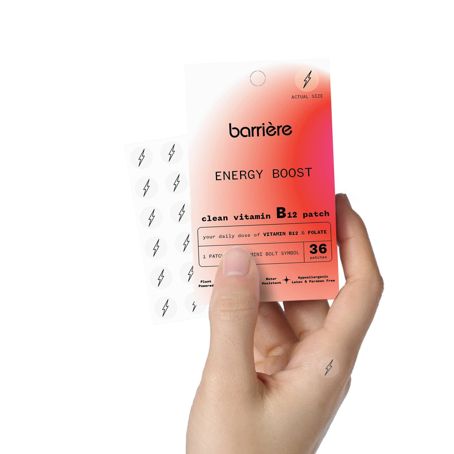Energy Boost - Vitamin B12 Patch - Lightning Bolt