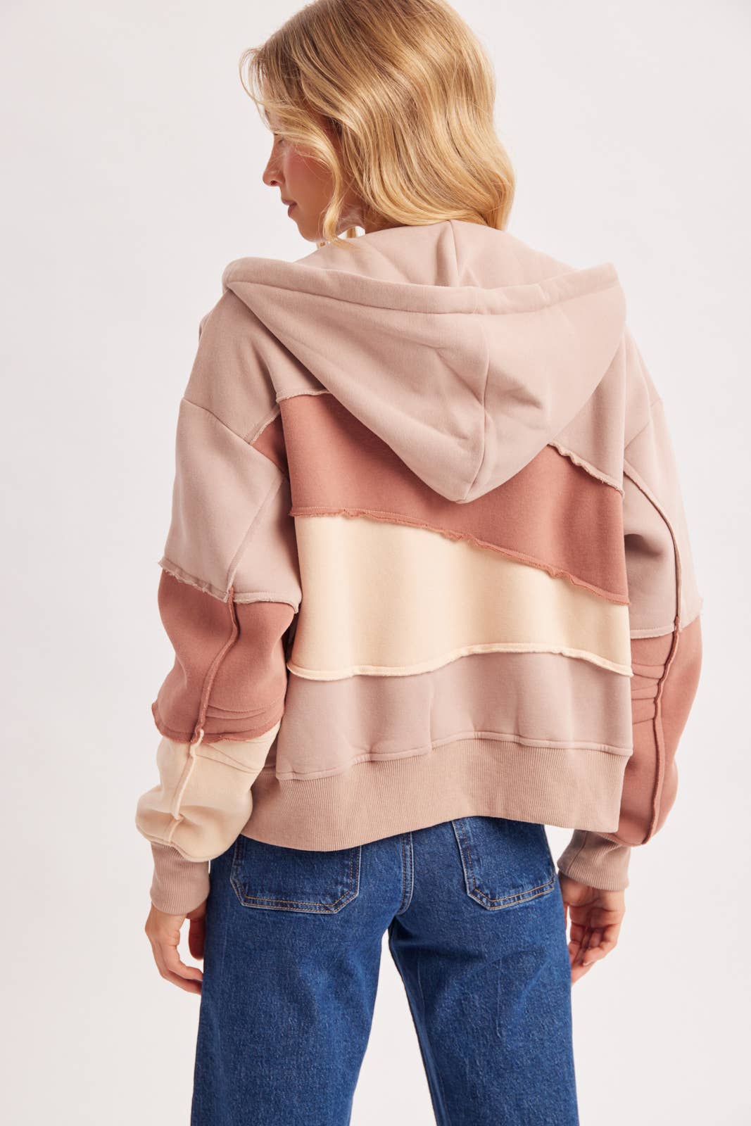 Adeline Patchwork Hoodie