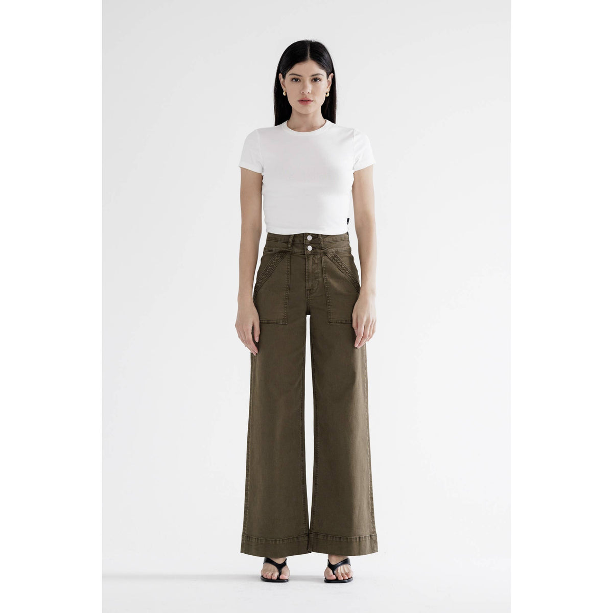 Illie High Rise Double Band Pants