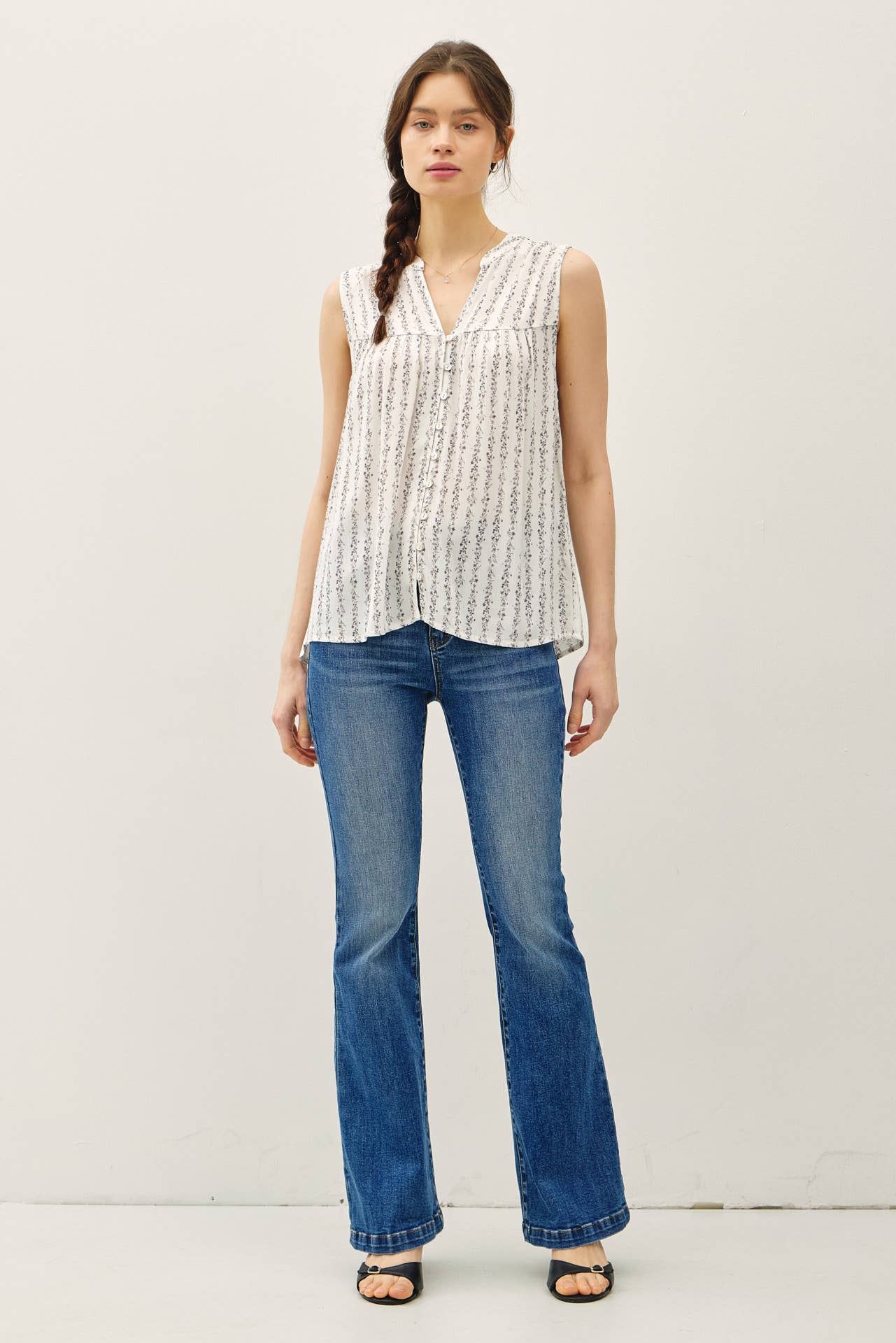 Fiona Floral Print Top