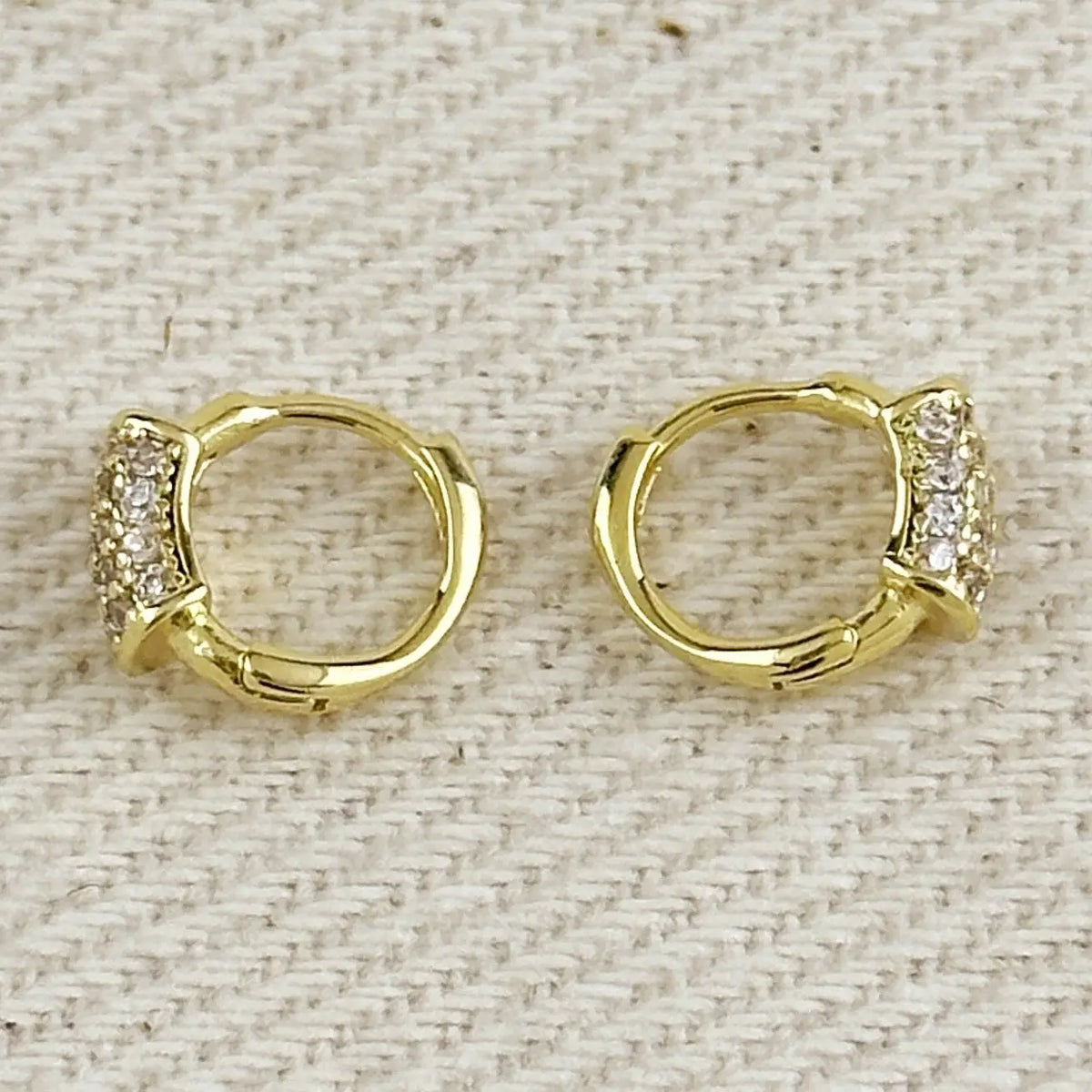 18K GF Mini Clicker Earrings
