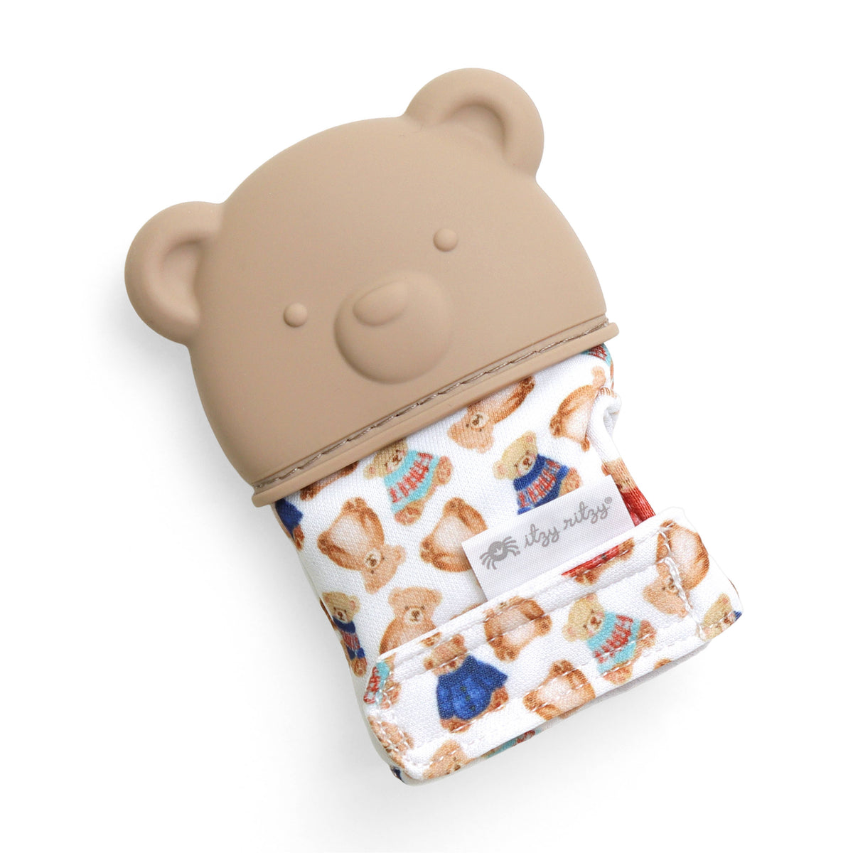 Silicone Teething Mitt Bear