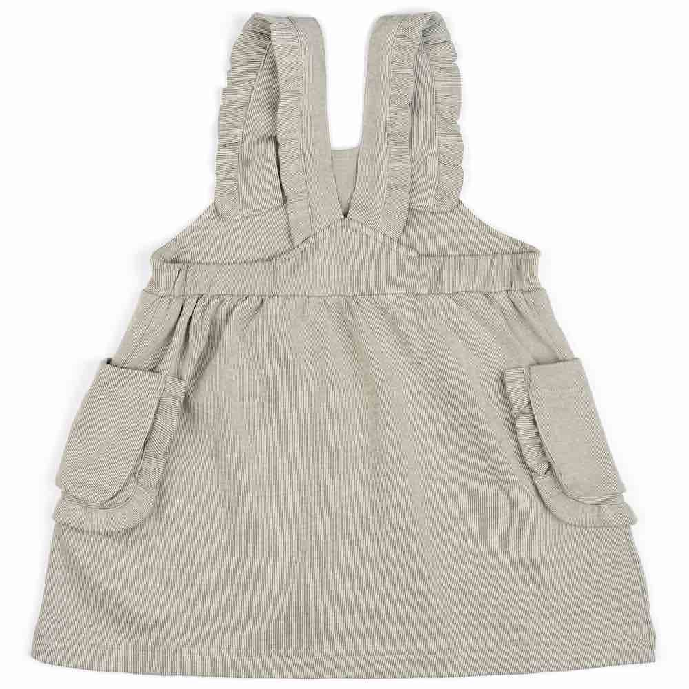 Organic Dress Overalls - Pinstripe