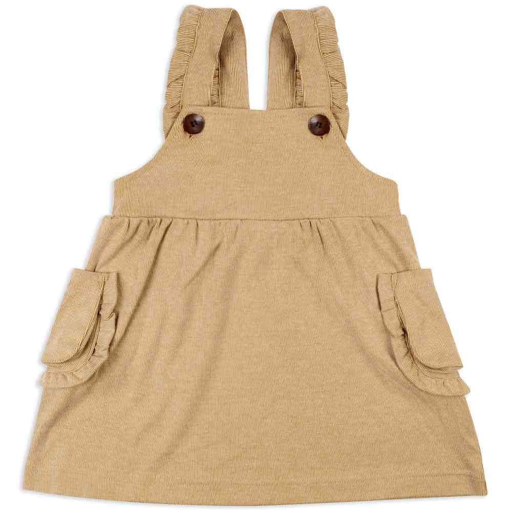 Organic Dress Overalls - Pinstripe