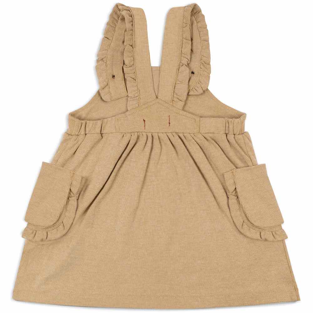 Organic Dress Overalls - Pinstripe