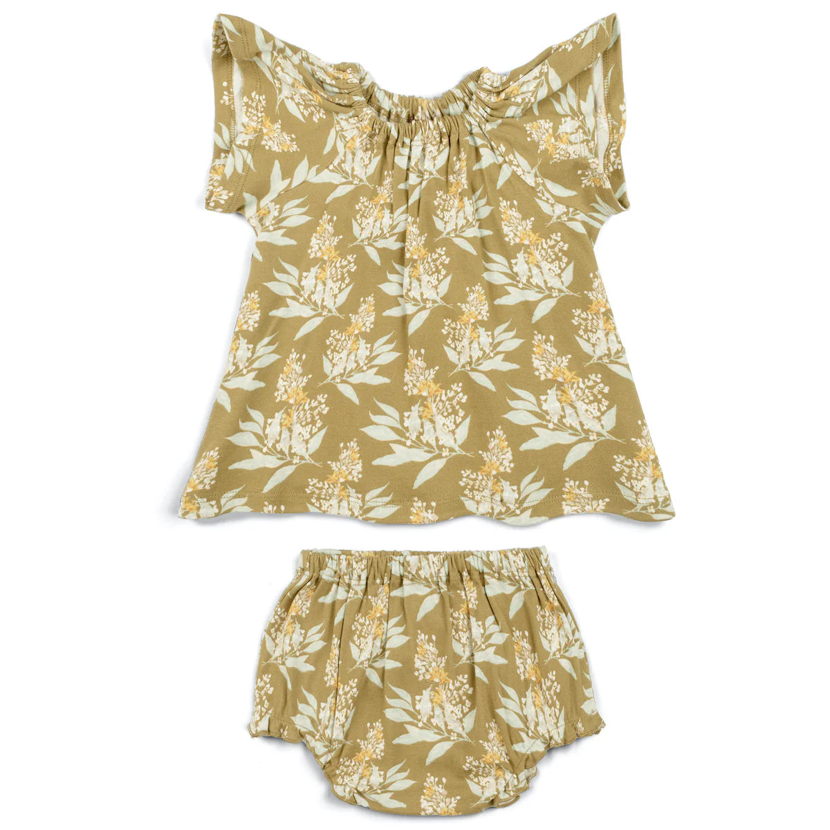 Organic Cotton Dress and Bloomer Set