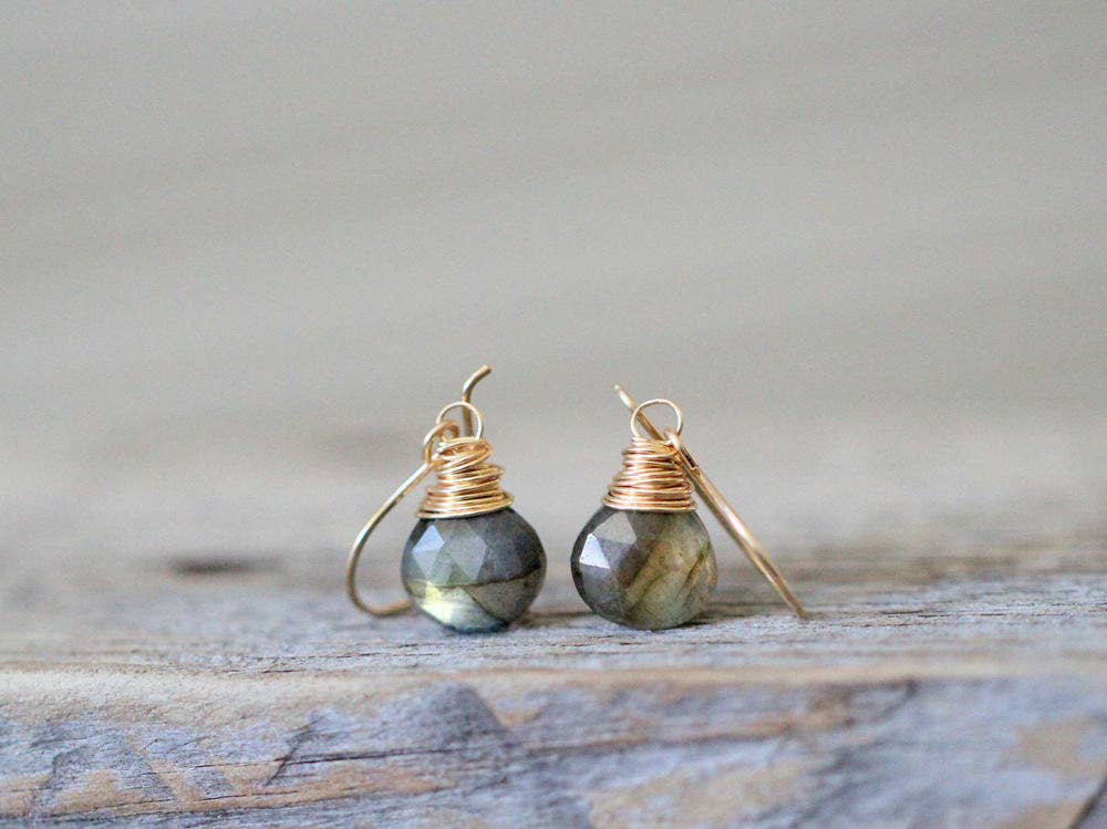 Labradorite Dangle Earrings