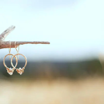 14k Gold Fill Pike Hoops