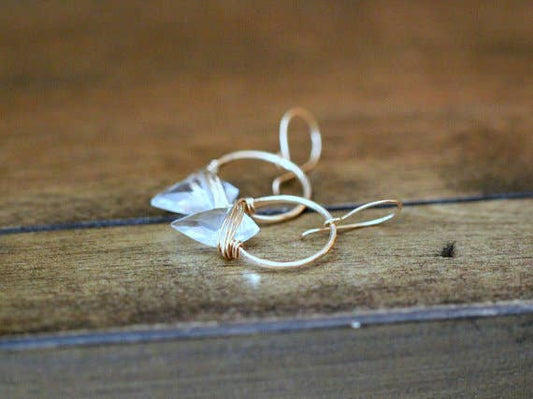 Albatross Earrings - GF Quartz