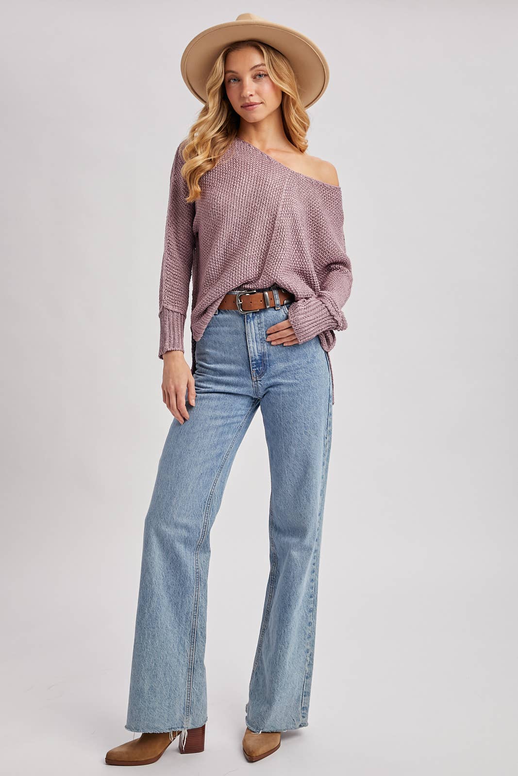 Clara Reverse Seam Sweater